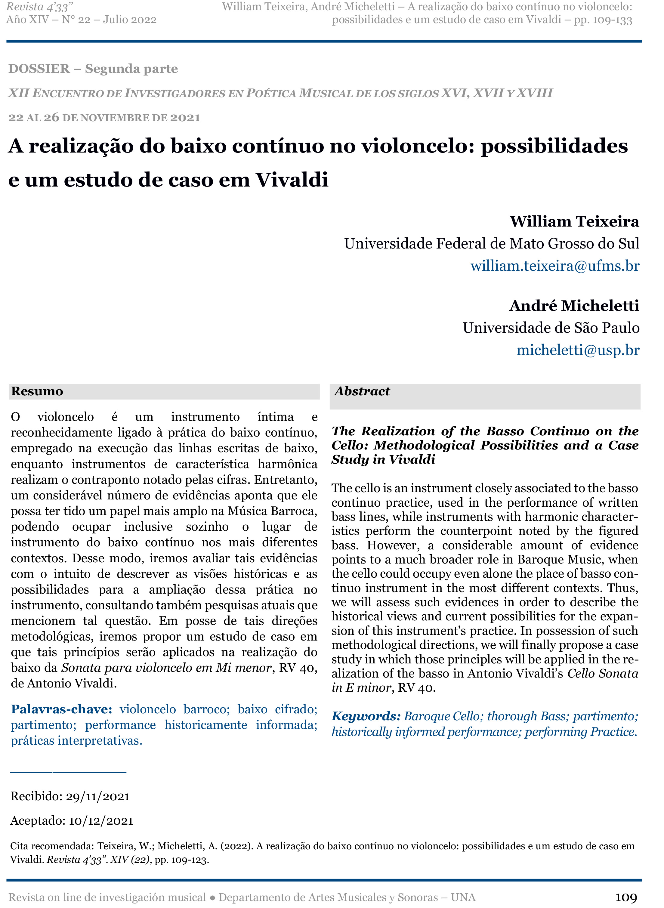A realização do baixo contínuo no violoncelo: possibilidades e um estudo de caso em Vivaldi