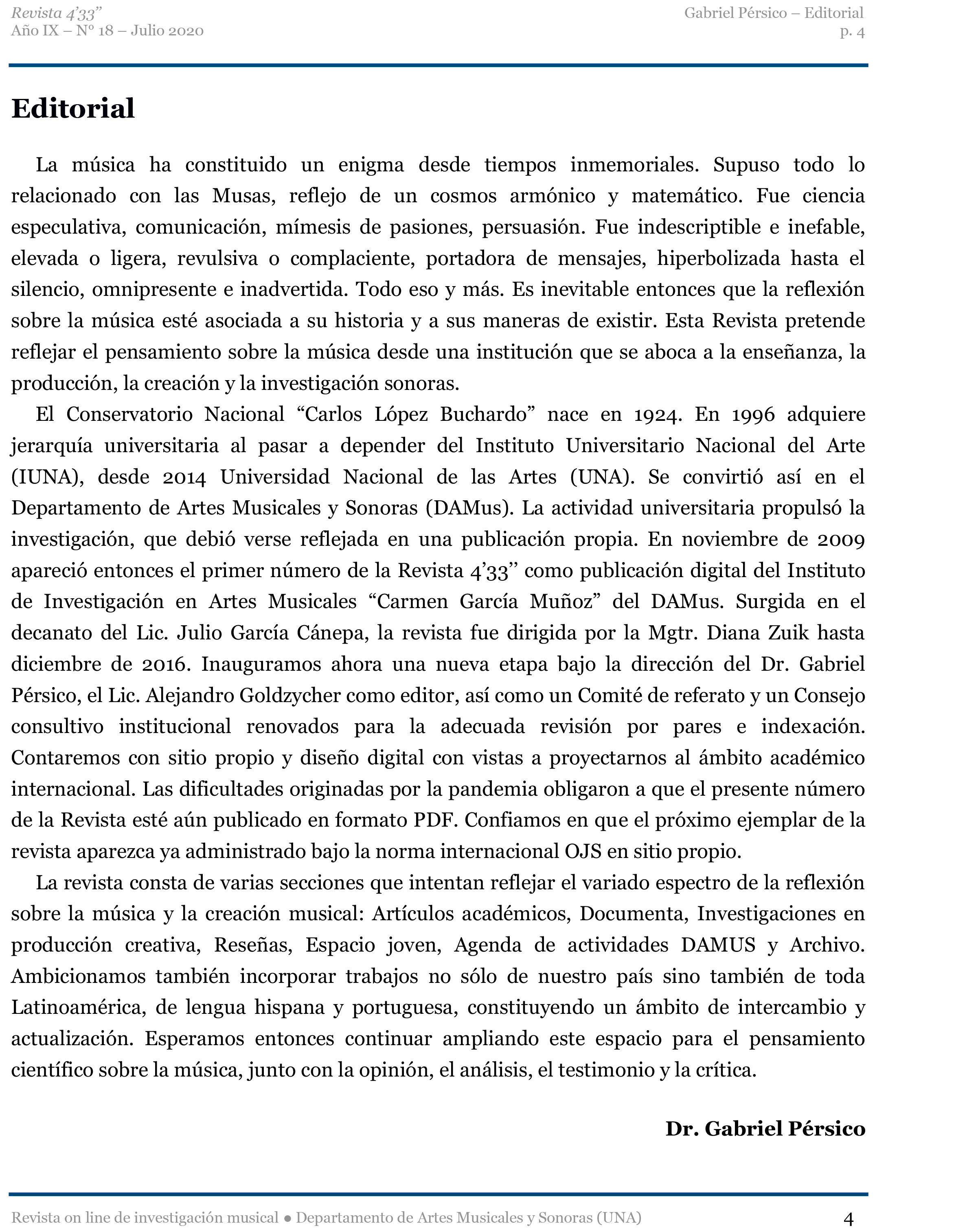 Editorial
